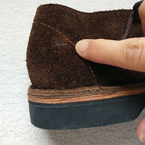 Brother Vellies Unisex UK4 Brown Erongo Suede Chukka Boots Desert Shoes Lace Up - Picture 9 of 13